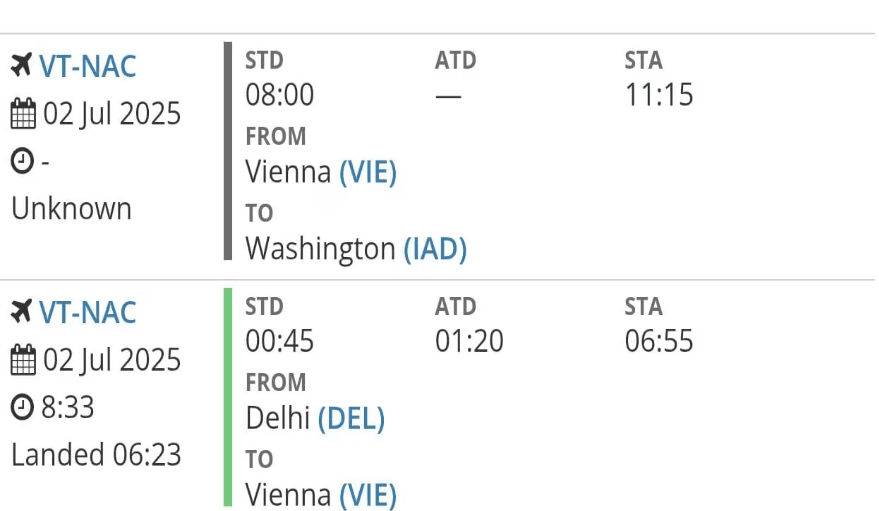 Air India Cancelled Flight
