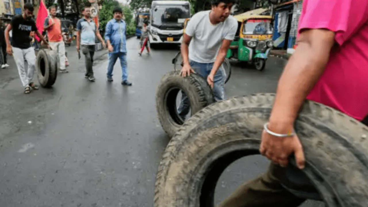 Bharat Bandh: Trade Unions Strike Sparks Nationwide Protests Over Labor Rights